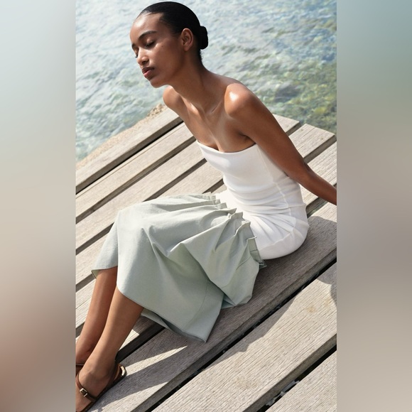 Zara Dresses & Skirts - ZARA contrasting midi dress